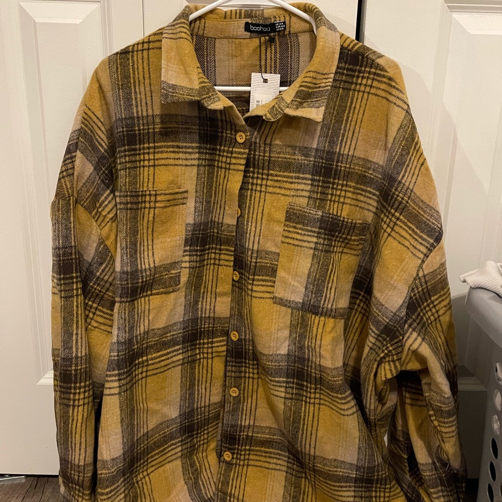 Flannel boohoo plus